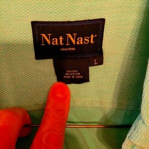 Nat Nast raw silk shirt